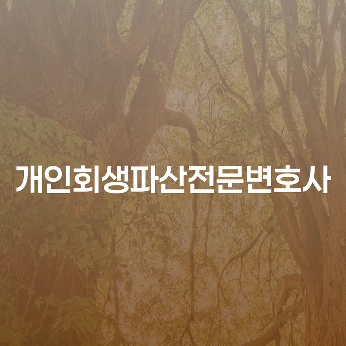 광양시 개인회생파산전문변호사가 왜 필요할까요?