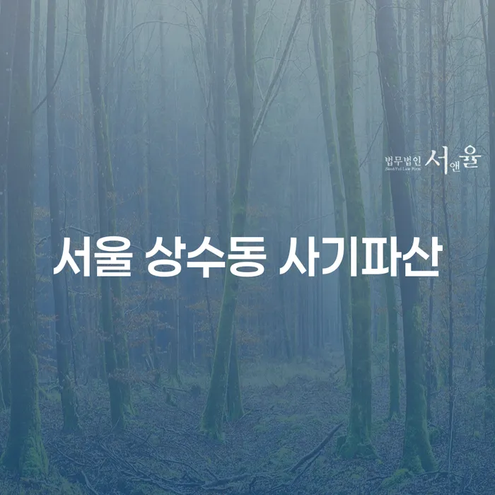 서울 상수동 사기파산, 어떻게 해결할 수 있을까요?
