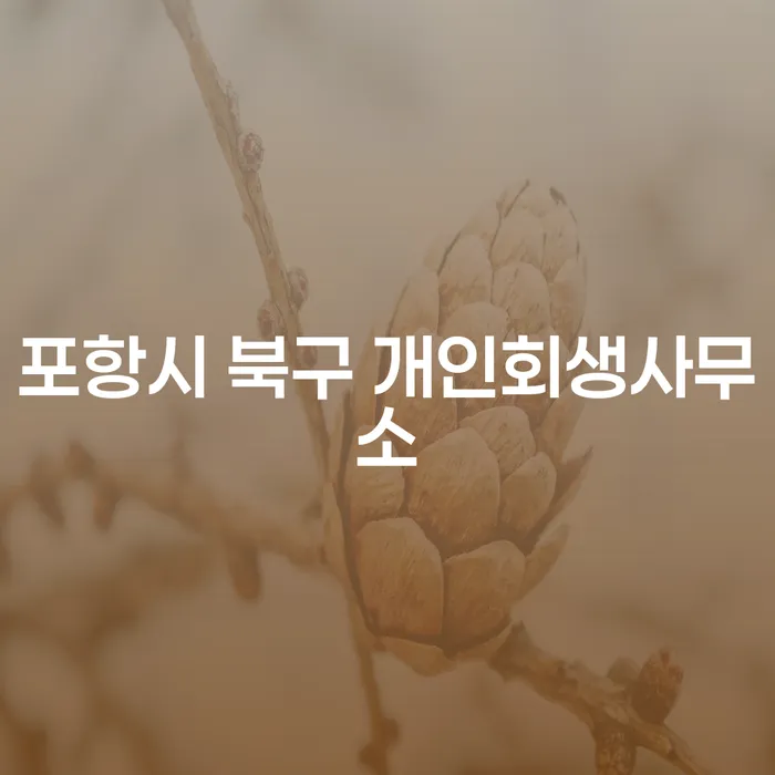 포항시 북구 개인회생사무소에서 개인회생과 사업자 대출을 어떻게 활용할 수 있을까요?